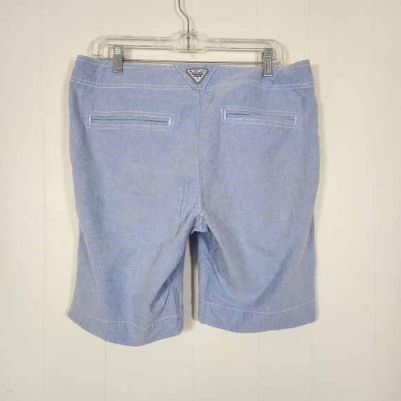 Columbia PFG Light Blue Cotton Chino Size 10L 10 Inch Inseam - Picture 2 of 15